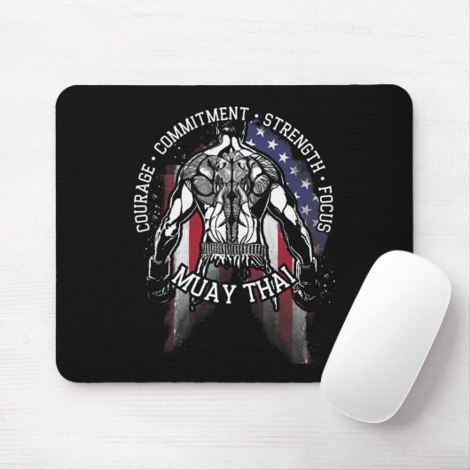 Muay Thai  Mousepad (Mit Mouse)