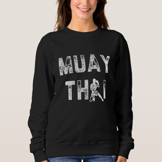 Muay Thai NakMuay Boxing Workout Sweatshirt (Vorderseite)