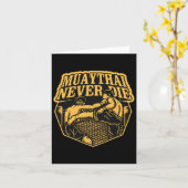 Muay Thai nie Die Karte (Gelbe Blume)