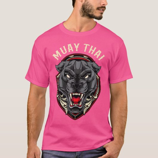 Muay Thai Panther T-Shirt (Vorderseite)