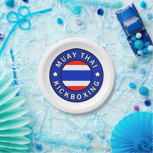Muay Thai Pappteller (Party)