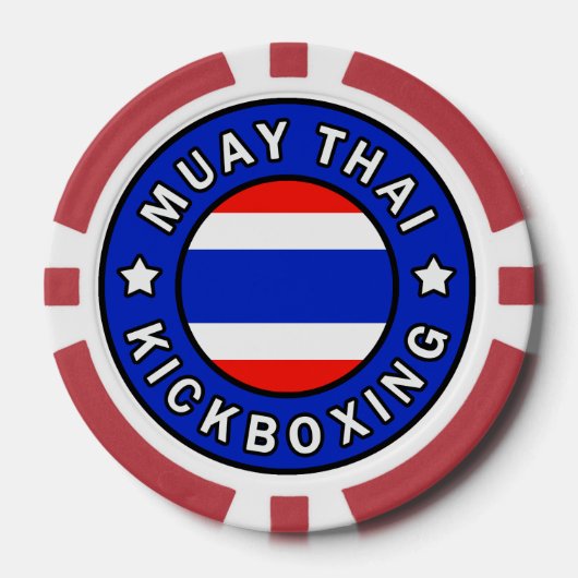 Muay Thai Pokerchips (Vorderseite)