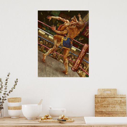 Muay Thai Poster (Küche)