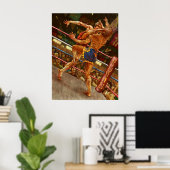 Muay Thai Poster (Heimbüro)