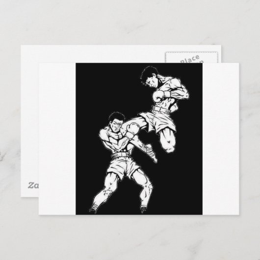 Muay Thai Postkarte (Vorne/Hinten)