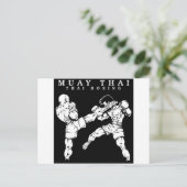 Muay Thai Postkarte (Stehend Vorderseite)