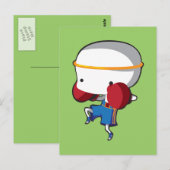 Muay Thai Postkarte (Vorne/Hinten)