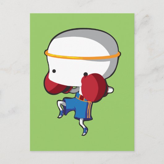 Muay Thai Postkarte (Vorderseite)