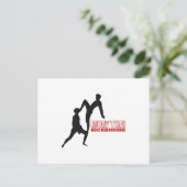 Muay Thai Postkarte (Stehend Vorderseite)
