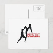 Muay Thai Postkarte (Vorne/Hinten)