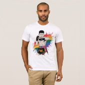 Muay Thai Pride T - Shirt | LGBTQ-Regenbogenkämpfe (Vorne ganz)