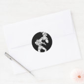 Muay Thai Runder Aufkleber (Umschlag)