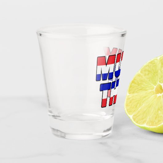 Muay Thai Schnapsglas (Links)