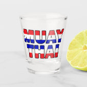 Muay Thai Schnapsglas (Vorderseite)