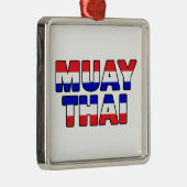 Muay Thai Silbernes Ornament (Rechts)