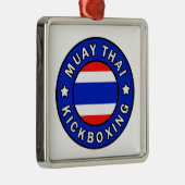Muay Thai Silbernes Ornament (Rechts)