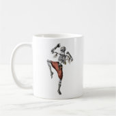 Muay-Thai-Skelett Kaffeetasse (Links)