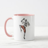 Muay-Thai-Skelett Tasse (Links)