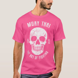 Muay Thai Skull Thai Boxing und Kickboxing T-Shirt