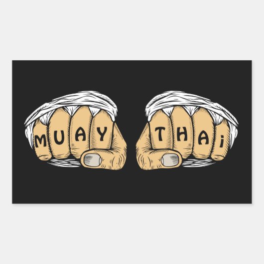 Muay Thai Stickers (Vorderseite)