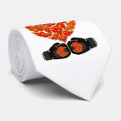 Muay Thai Stil auf Krawatten. Krawatte (Gerollt)