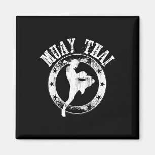 Muay Thai - Stylish Thailand Cooler Mixed Martial  Magnet