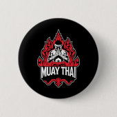 Muay Thai Thai Boxing 1 Button (Vorderseite)