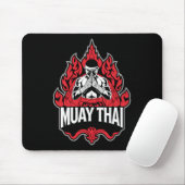Muay Thai Thai Boxing 1 Mousepad (Mit Mouse)