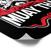 Muay Thai Thai Boxing 1 Poster (Ecke)