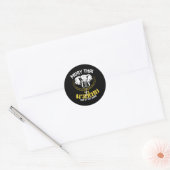 Muay Thai Thai Boxing Elephant Gift Runder Aufkleber (Umschlag)