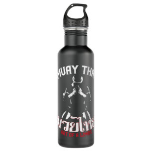 Muay Thai Thai Boxing Geschenk für Muay Thai Fight Edelstahlflasche