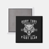 Muay Thai Thai Boxing Kickboxen Geschenk Magnet (Vorderseite/Rückseite)