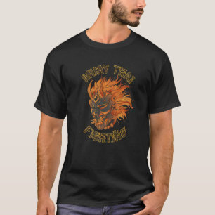 Muay Thai Thai Boxing MIXED MARTIAL ARTS Oni Mask  T-Shirt
