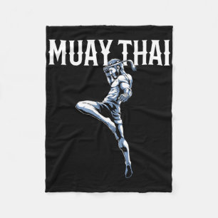 Muay Thai - Thai Boxing und Kickboxing Fleecedecke