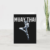 Muay Thai - Thai Boxing und Kickboxing Karte (Vorderseite)