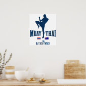 Muay Thai Thailand Australien Poster (Küche)
