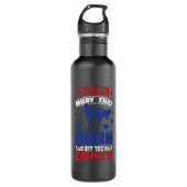 Muay Thai Thailand Edelstahlflasche (Vorderseite)