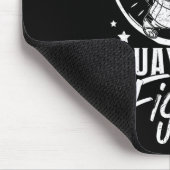 Muay Thai Thailand Faust Ring Knie Kämpfer Technik Mousepad (Ecke)
