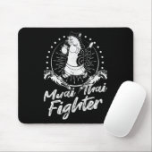 Muay Thai Thailand Faust Ring Knie Kämpfer Technik Mousepad (Mit Mouse)