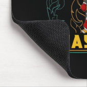 Muay Thai Thailand Faust Ring Knie Kämpfer Technik Mousepad (Ecke)