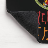 Muay Thai Thailand Faust Ring Knie Kämpfer Technik Mousepad (Ecke)