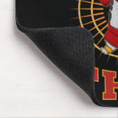 Muay Thai Thailand Faust Ring Knie Kämpfer Technik Mousepad (Ecke)