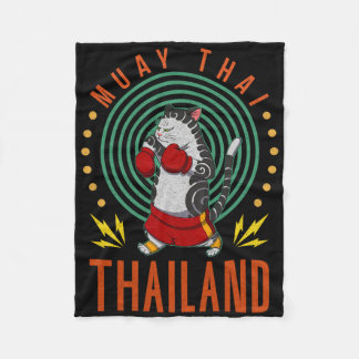 Muay Thai Thailand Fist Ring Knee Fighter Techniqu Fleecedecke
