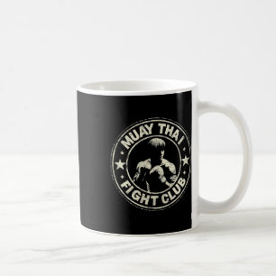 Muay Thai Thailand Kickboxen Mma Kämpfer Vintage  Kaffeetasse