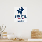 Muay Thai Thailand Poster (Küche)