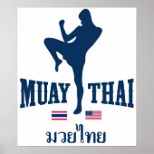 Muay Thai Thailand Poster (Vorne)