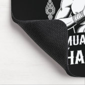 Muay Thai Thailand Vintag Tiger Fighter Training Mousepad (Ecke)