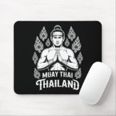 Muay Thai Thailand Vintag Tiger Fighter Training Mousepad (Mit Mouse)