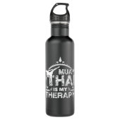 Muay Thai Therapy Edelstahlflasche (Vorderseite)