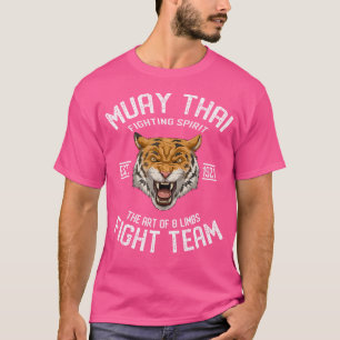 Muay Thai Tiger Kampf Team Nak Muay Kickboxing T-Shirt